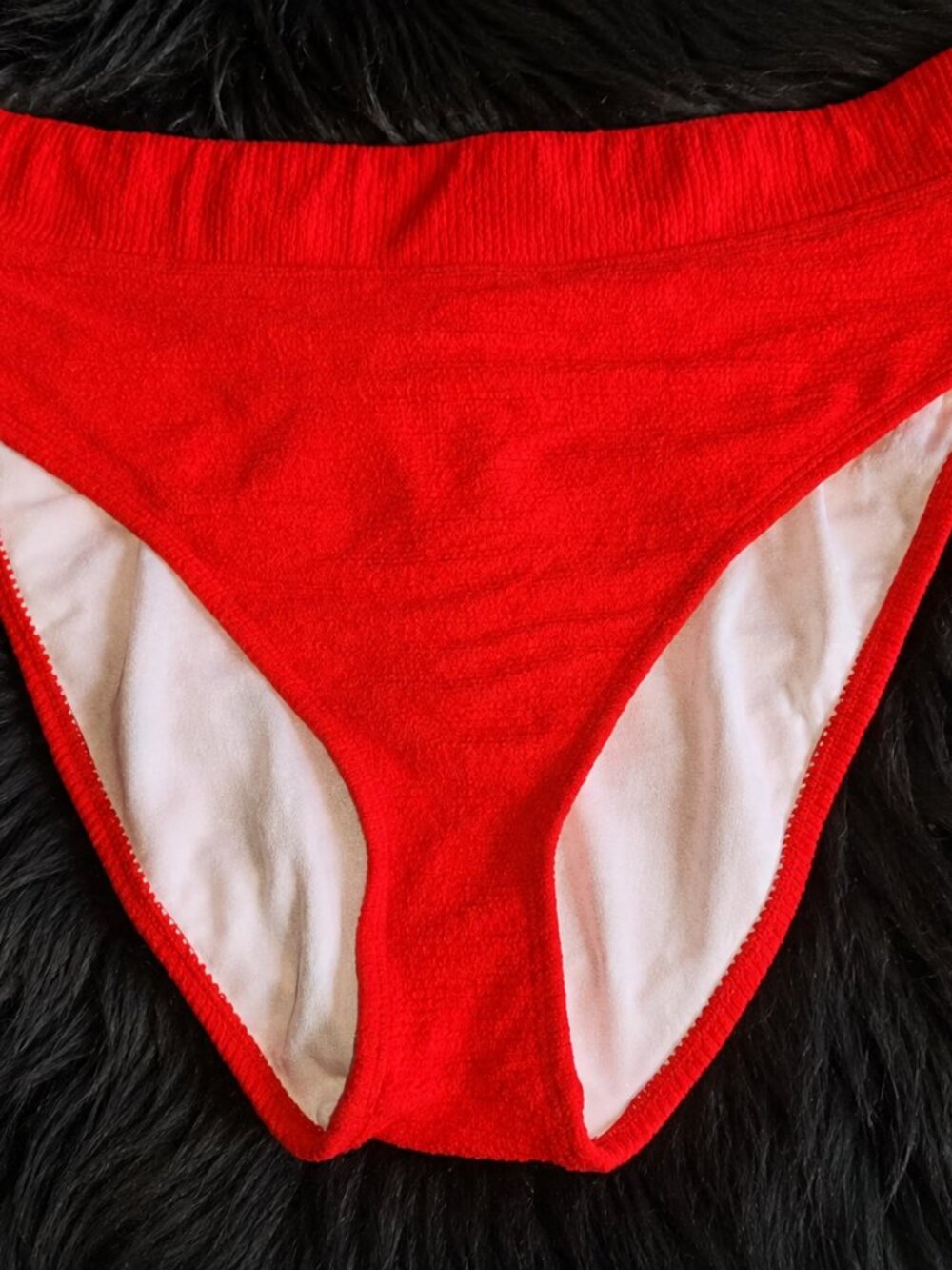 Plus XXL Women's Red Bikini Bottom Bathing Suit Beach Swimsuit Swimming Cabana